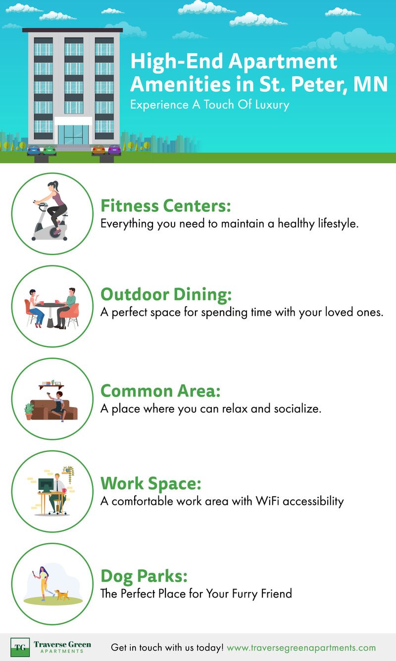 Amenities PetFriendly Apartments In St. Peter Traverse Green Apartments